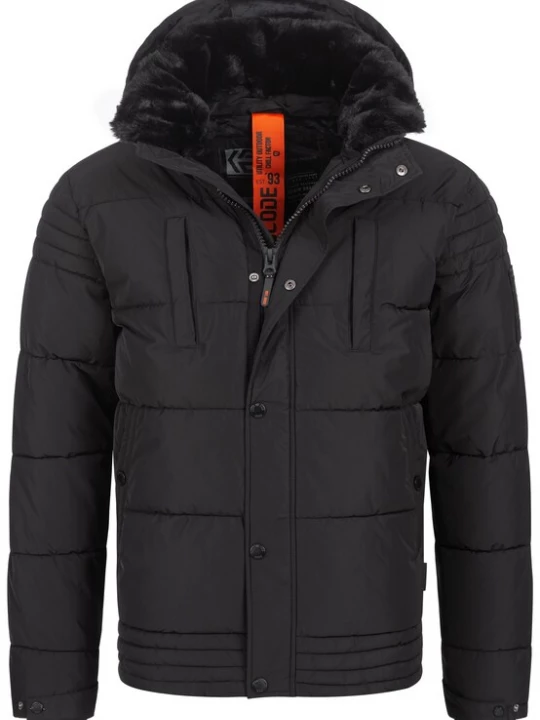 Foto van product INDICODE JEANS Winterjas 'Blaise' zwart