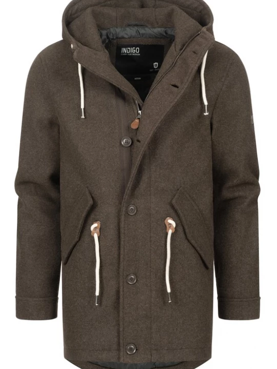 Foto van product INDICODE JEANS Winterjas ' Christof ' bruin