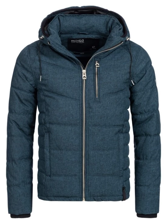 Foto van product INDICODE JEANS Winterjas 'Circus' enziaan