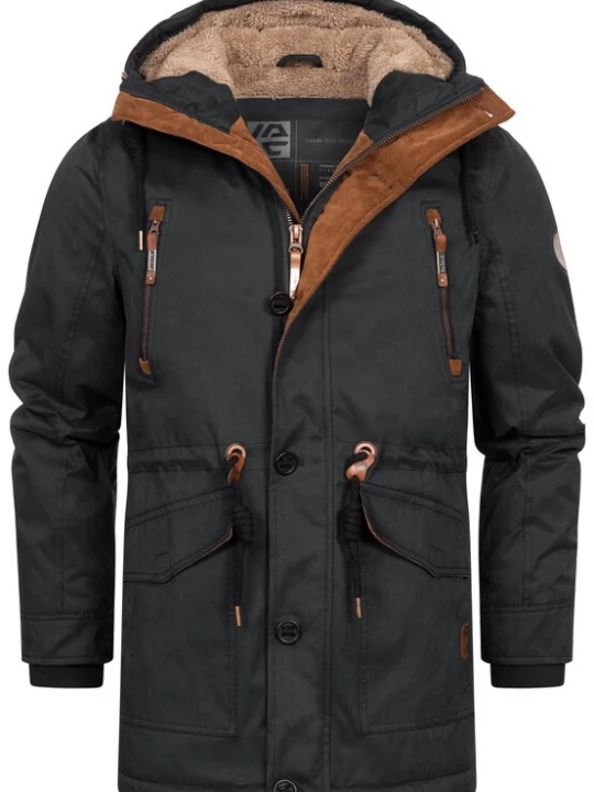 Foto van product INDICODE JEANS Winterjas 'Gillespie' zwart
