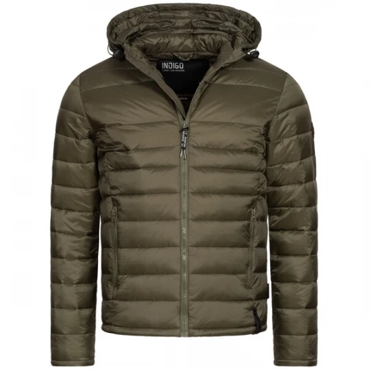 Foto van product INDICODE JEANS Winterjas 'Hampshire' kaki