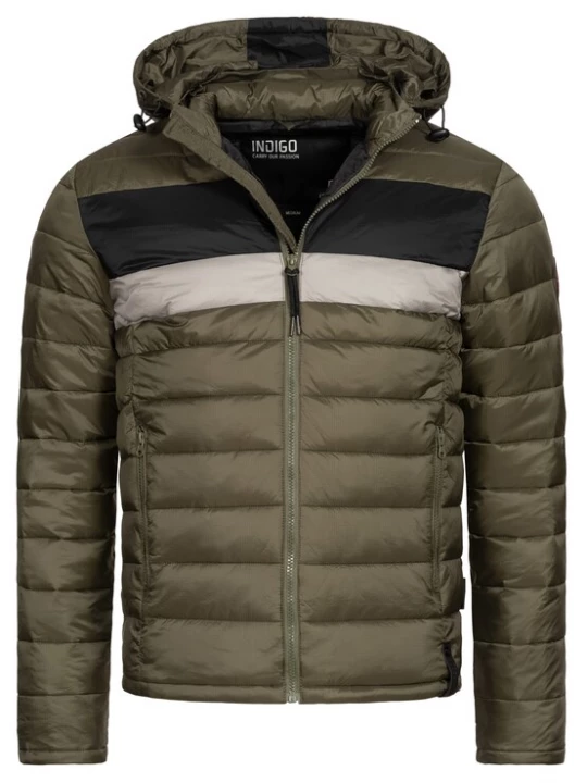 Foto van product INDICODE JEANS Winterjas 'Hampshire' kaki