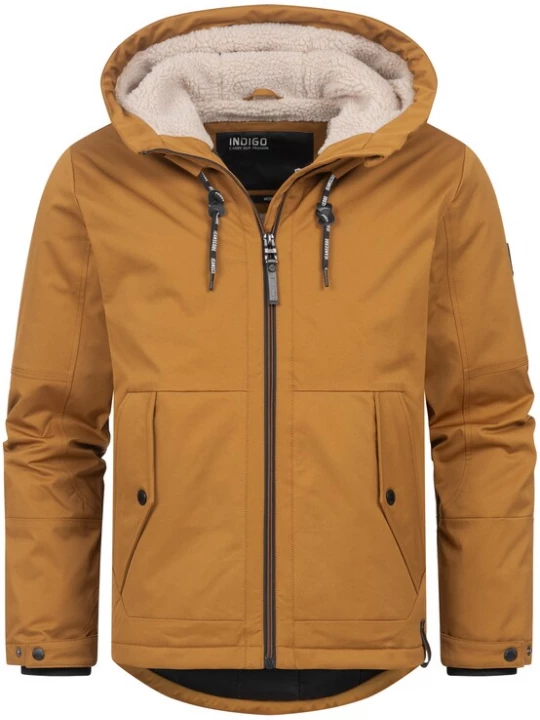 Foto van product INDICODE JEANS Winterjas ' Kylian ' bruin