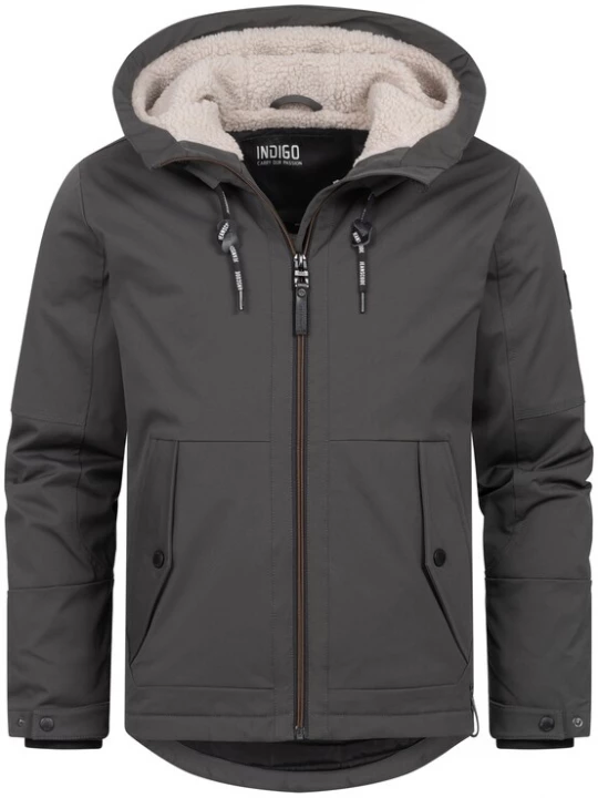 Foto van product INDICODE JEANS Winterjas ' Kylian ' grijs