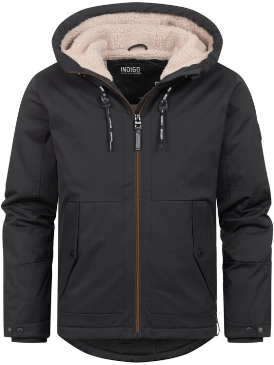 Foto van product INDICODE JEANS Winterjas ' Kylian ' zwart