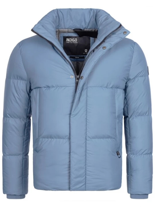 Foto van product INDICODE JEANS Winterjas 'Lanse' blauw / zwart