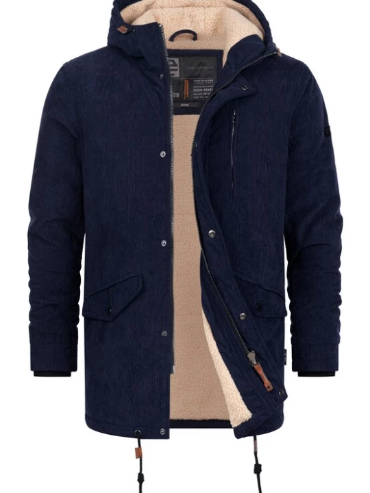 Foto van product INDICODE JEANS Winterjas 'Ledley' blauw