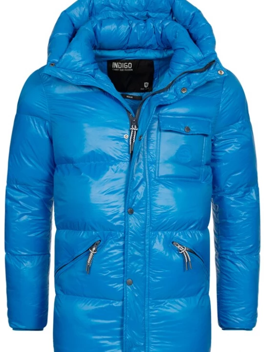 Foto van product INDICODE JEANS Winterjas 'Local' blauw