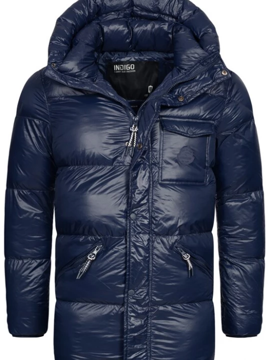 Foto van product INDICODE JEANS Winterjas 'Local' donkerblauw