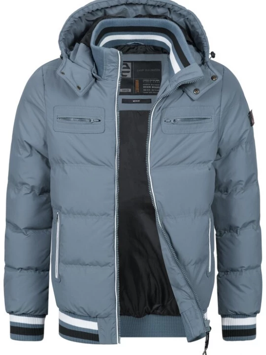 Foto van product INDICODE JEANS Winterjas ' Marlon ' smoky blue