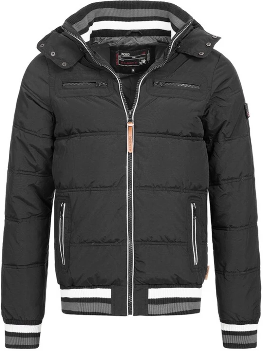 Foto van product INDICODE JEANS Winterjas 'Marlon' zwart
