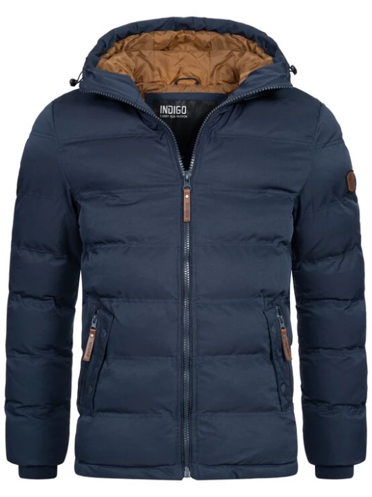 Foto van product INDICODE JEANS Winterjas navy / bruin