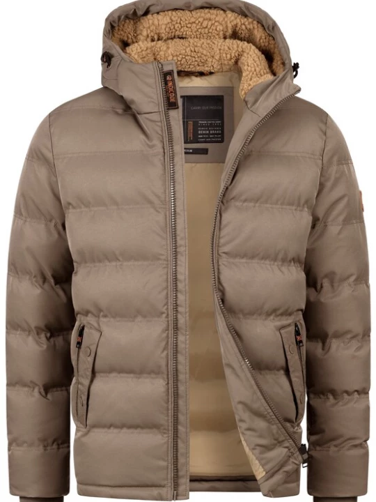 Foto van product INDICODE JEANS Winterjas ' Nemos ' bruin