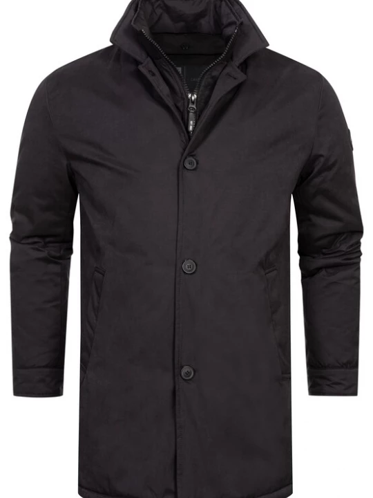 Foto van product INDICODE JEANS Winterjas ' Oklaho ' zwart