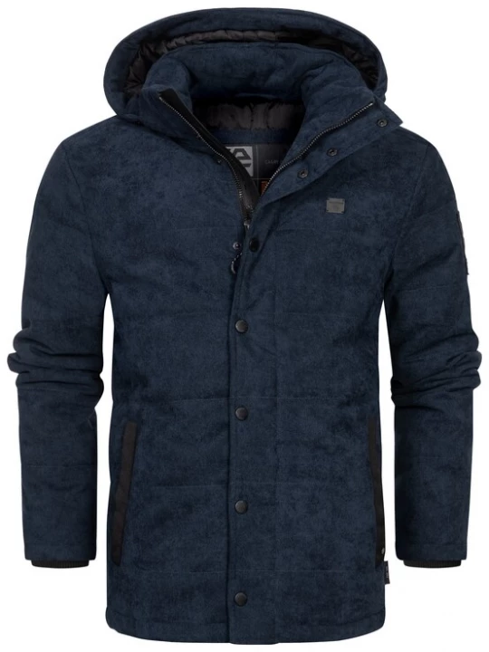 Foto van product INDICODE JEANS Winterjas 'Olime' blauw