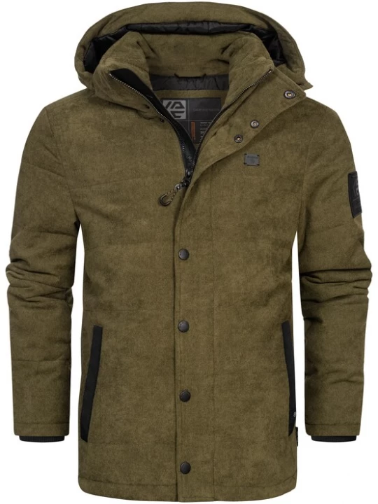 Foto van product INDICODE JEANS Winterjas 'Olime' groen