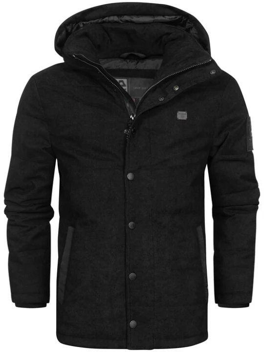 Foto van product INDICODE JEANS Winterjas 'Olime' zwart