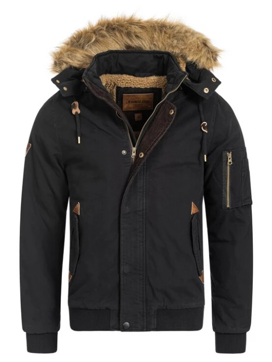 Foto van product INDICODE JEANS Winterjas 'Pennington' zwart
