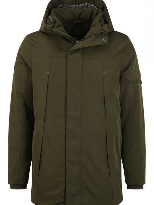 Foto van product INDICODE JEANS Winterjas 'Rader' groen / donkergroen