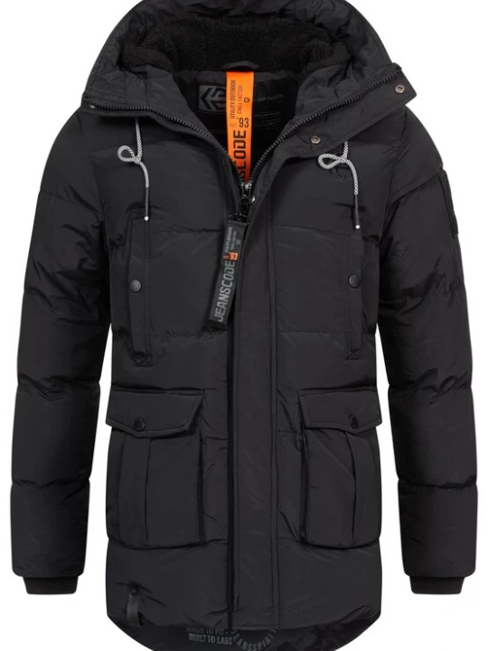 Foto van product INDICODE JEANS Winterjas ' Rene ' zwart