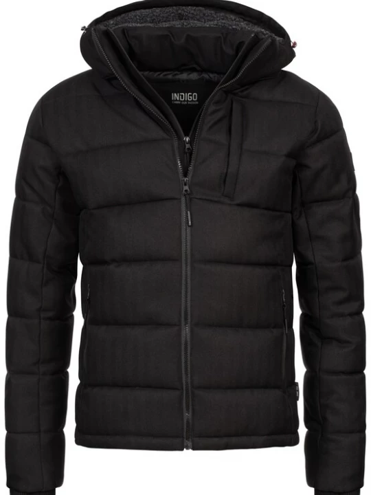 Foto van product INDICODE JEANS Winterjas zwart