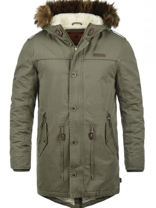 Foto van product INDICODE JEANS Winterparka 'IDPulsoor' olijfgroen