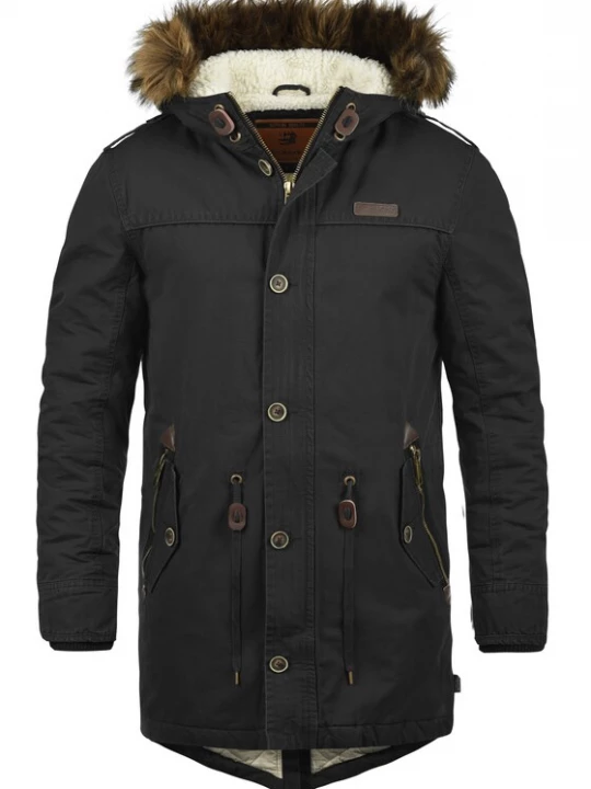 Foto van product INDICODE JEANS Winterparka 'IDPulsoor' zwart
