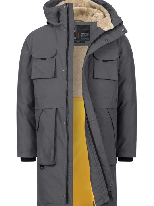Foto van product INDICODE JEANS Winterparka 'INKristof' grijs