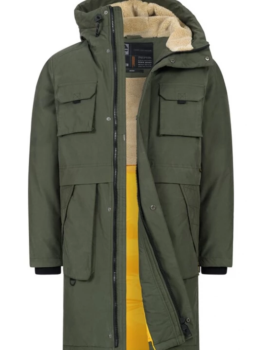 Foto van product INDICODE JEANS Winterparka 'INKristof' olijfgroen