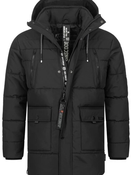 Foto van product INDICODE JEANS Winterparka 'Wess' zwart