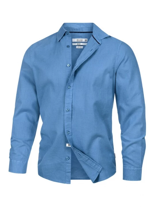 Foto van product INDICODE JEANS Zakelijk overhemd ' Ceppo ' blauw