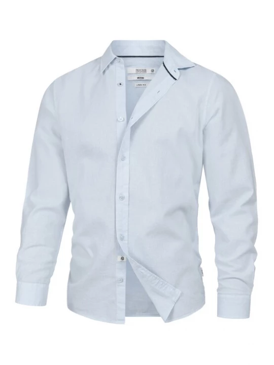 Foto van product INDICODE JEANS Zakelijk overhemd 'Ceppo' hemelsblauw