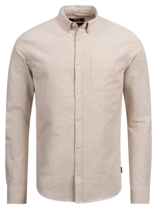 Foto van product INDICODE JEANS Zakelijk overhemd 'Kepner' beige