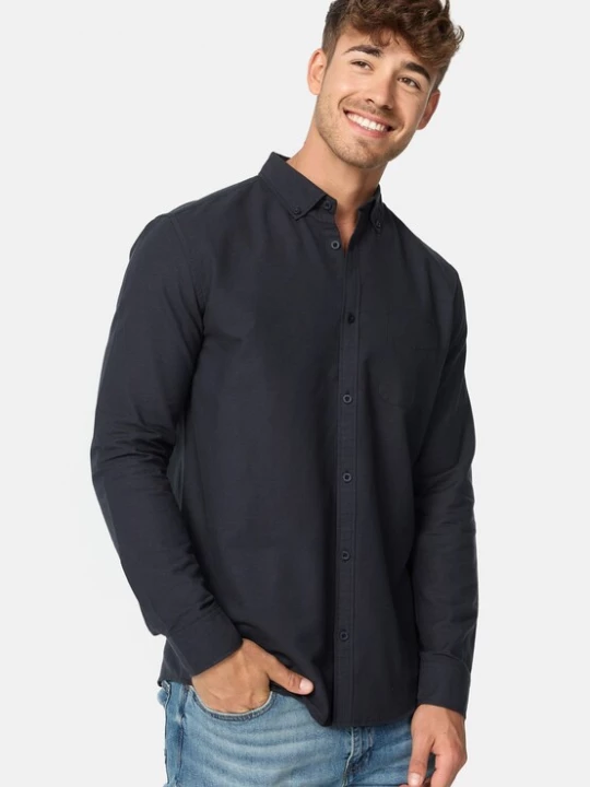 Foto van product INDICODE JEANS Zakelijk overhemd ' Kepner ' donkerblauw
