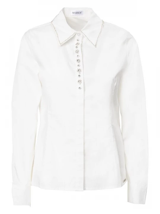 Foto van product Influencer Blouse zwart / wit