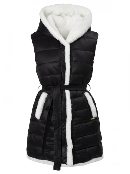 Foto van product Influencer Winterjas zwart / wit