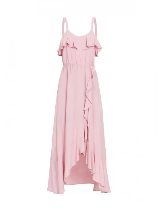 Foto van product Influencer Zomerjurk 'Flounced Cami' pink