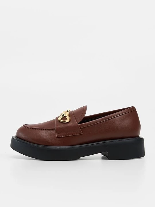 Foto van product Instappers LOVE MOSCHINO bruin