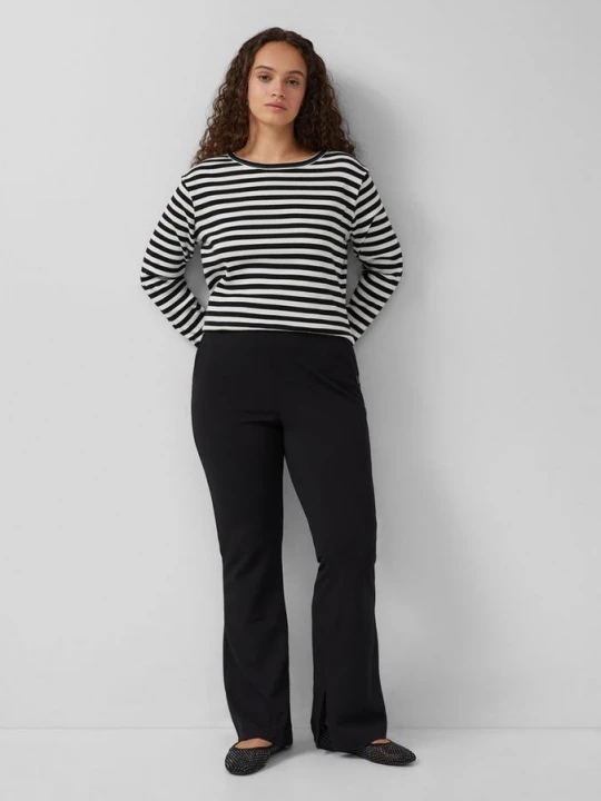 Foto van product Interlock jersey broek QS zwart