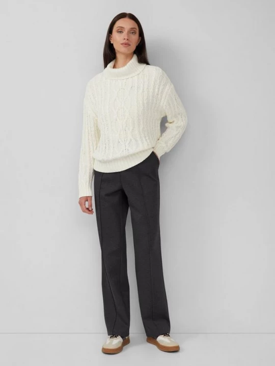 Foto van product Interlock joggingbroek met rechte pijp s.Oliver grijs