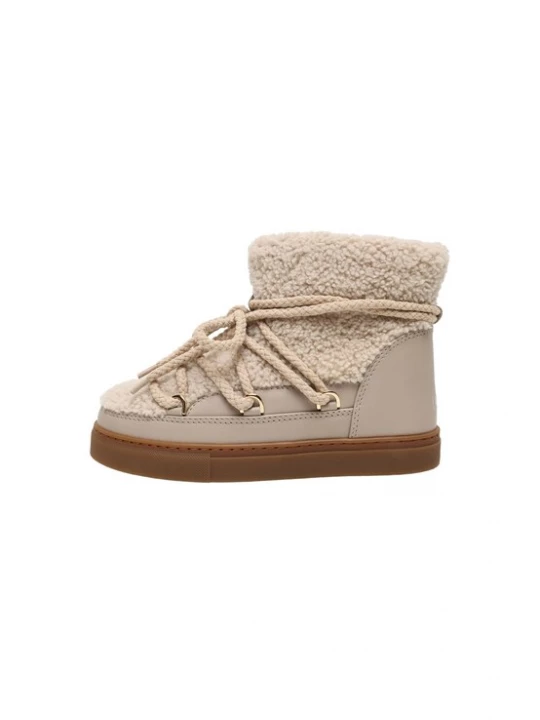 Foto van product INUIKII Snowboots 'CURLY' beige / taupe