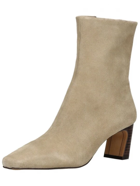 Foto van product INUOVO Enkellaarsjes lichtbeige