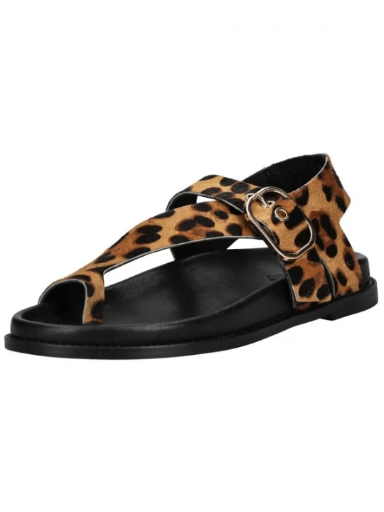 Foto van product INUOVO Teenslipper camel / bruin / zwart