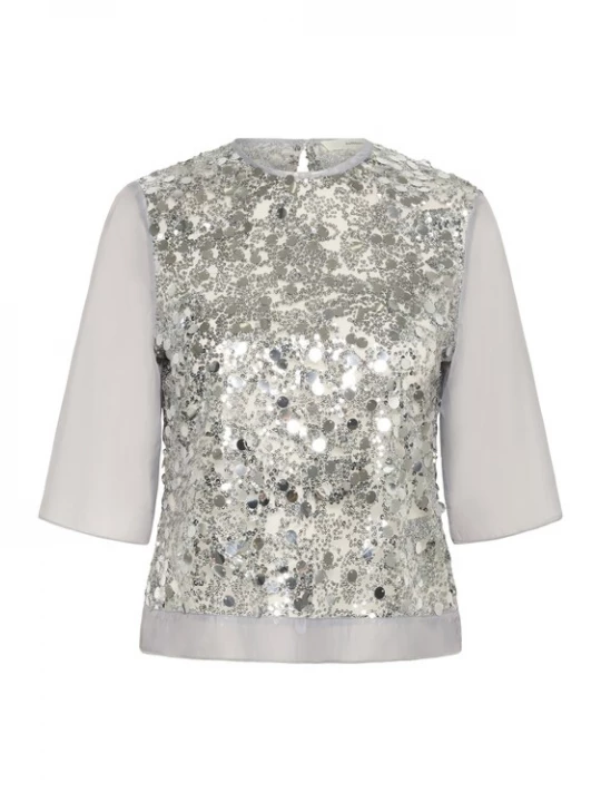 Foto van product InWear Blouse 'IWDavina' lichtgrijs / zilver
