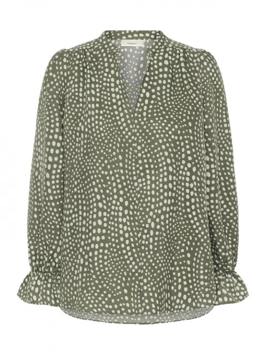 Foto van product InWear Blouse 'LIBERTY' groen / wit