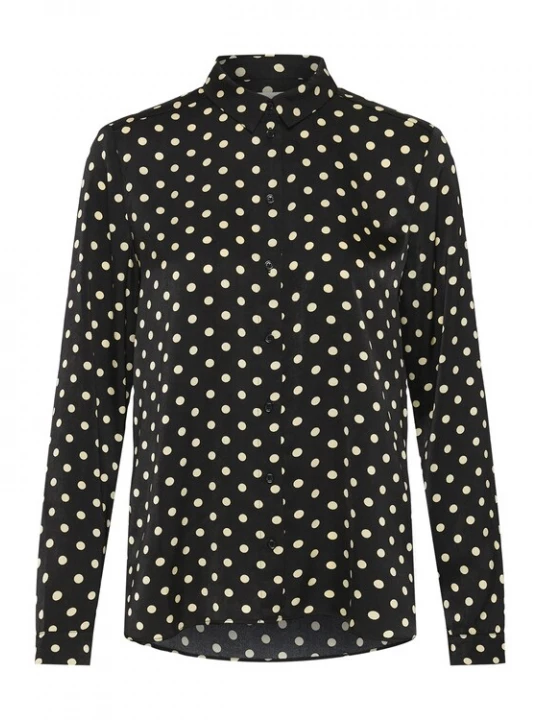 Foto van product InWear Blouse 'ZeemaIW' zwart / wolwit