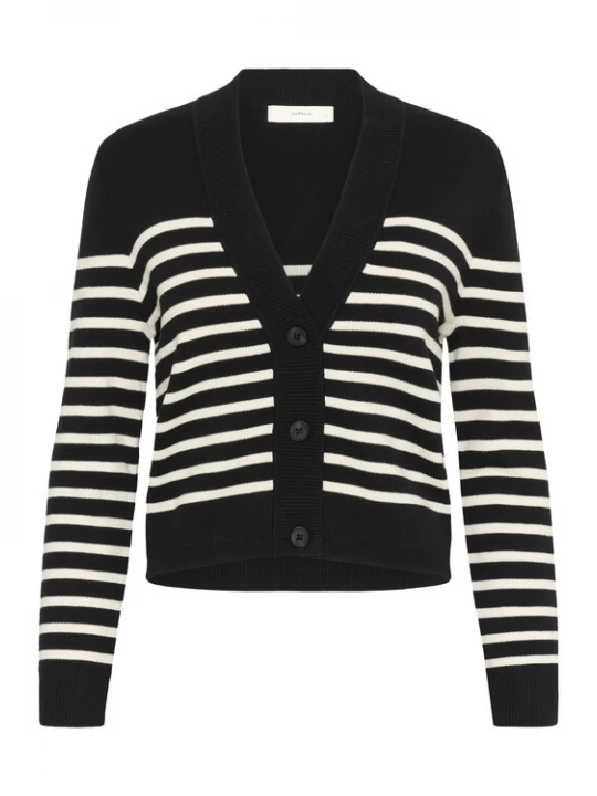 Foto van product InWear Gebreid vest 'Wallis' zwart / wit