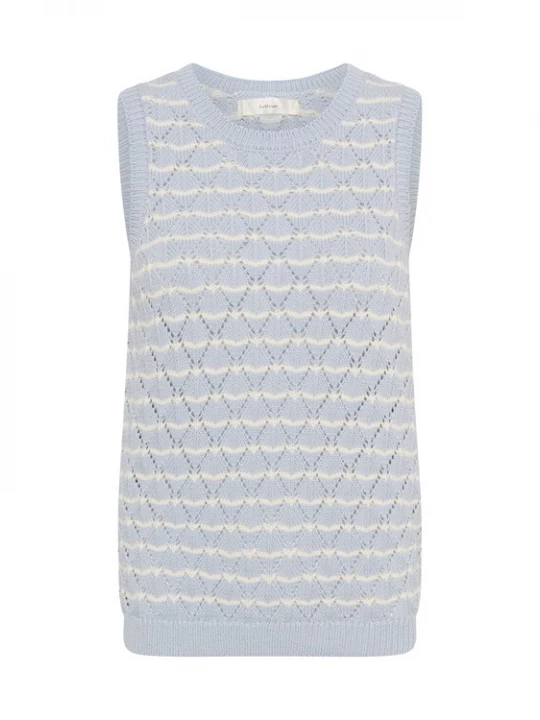 Foto van product InWear Gebreide top 'IWBaletta' beige / lichtblauw