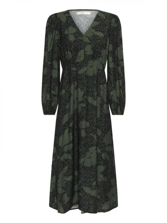 Foto van product InWear Jurk 'Idanal' donkergroen / zwart