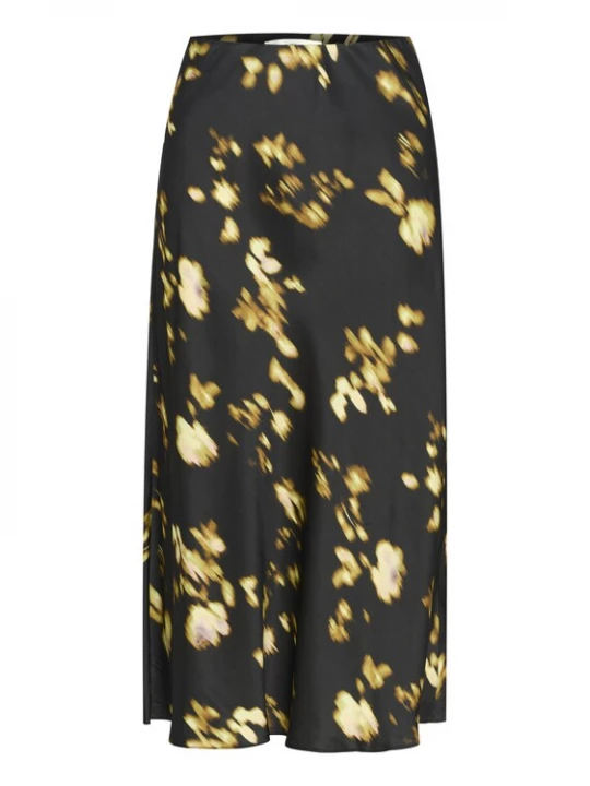 Foto van product InWear Rok 'Cass' curry / zwart gemêleerd
